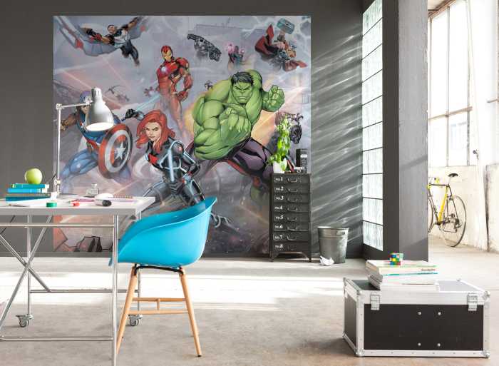 Digitaldrucktapete Avengers Street Revenge