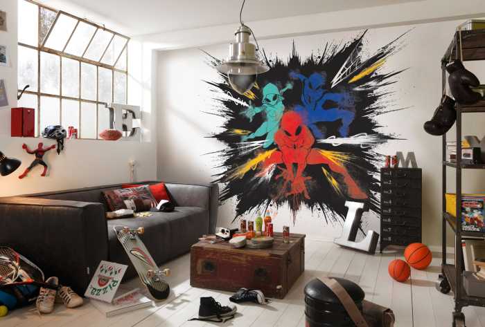 Digitaldrucktapete Spider-Man Color Explosion