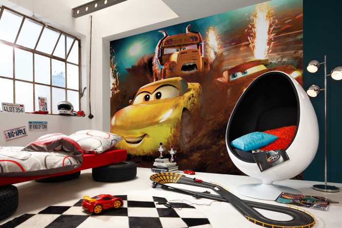 Digitaldrucktapete Cars Dirt Track