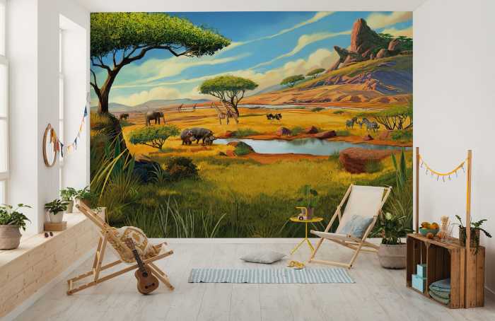 Digitaldrucktapete Disney The Lion King Savanna