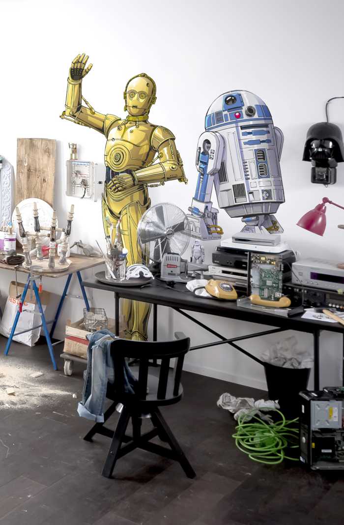 Wandtattoo Star Wars XXL R2D2