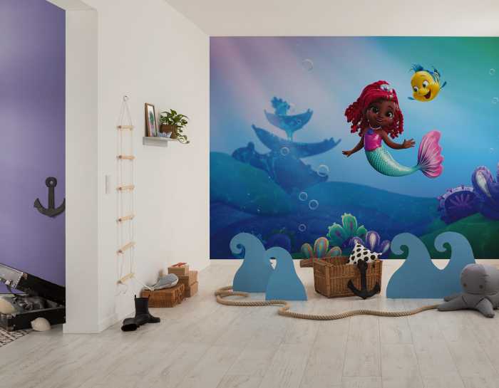 Digitaldrucktapete Disney Ariel  Junior Friends