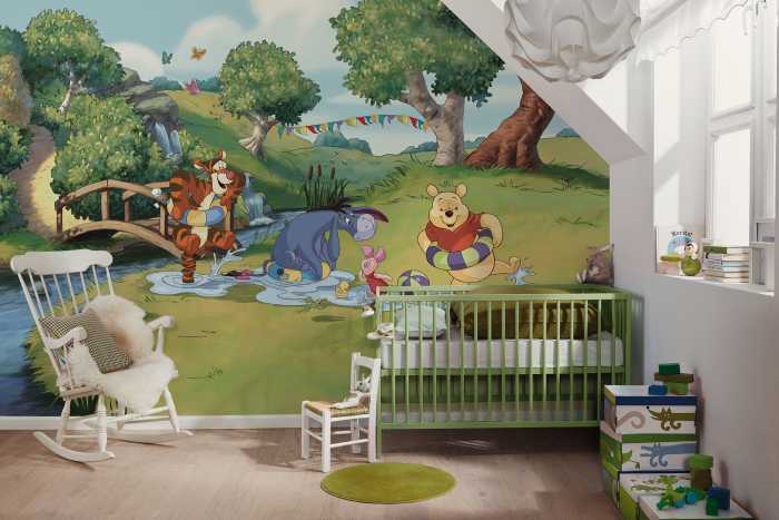 Digitaldrucktapete Disney Winnie the Pooh Friendship and Fun