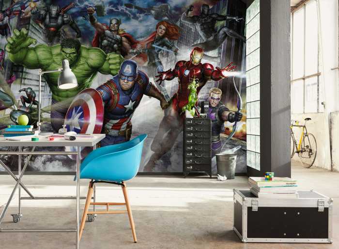Digitaldrucktapete Marvel Avengers Assemble