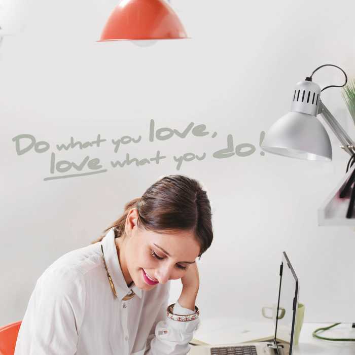 Wandtattoo Do what you love