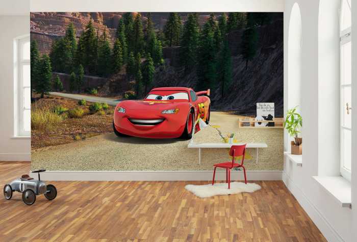 Digitaldrucktapete Disney and Pixar Cars Every Road has a Story