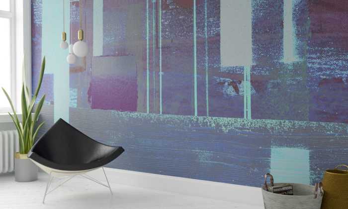 Premium Vlies Horizon Blazing grey-merlot