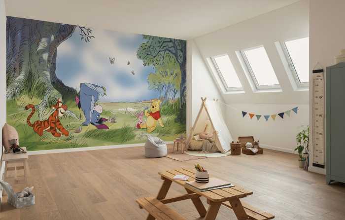 Digitaldrucktapete Disney Winnie the Pooh Friendly Day