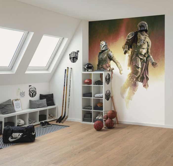 Digitaldrucktapete Star Wars The Mandalorian Flight
