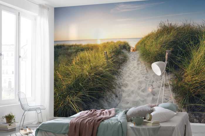 Vliestapete Way to the Beach