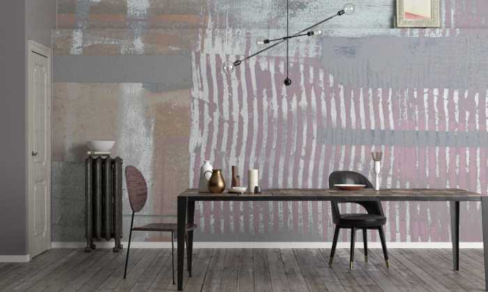 Premium Vlies Lines Mellow grey