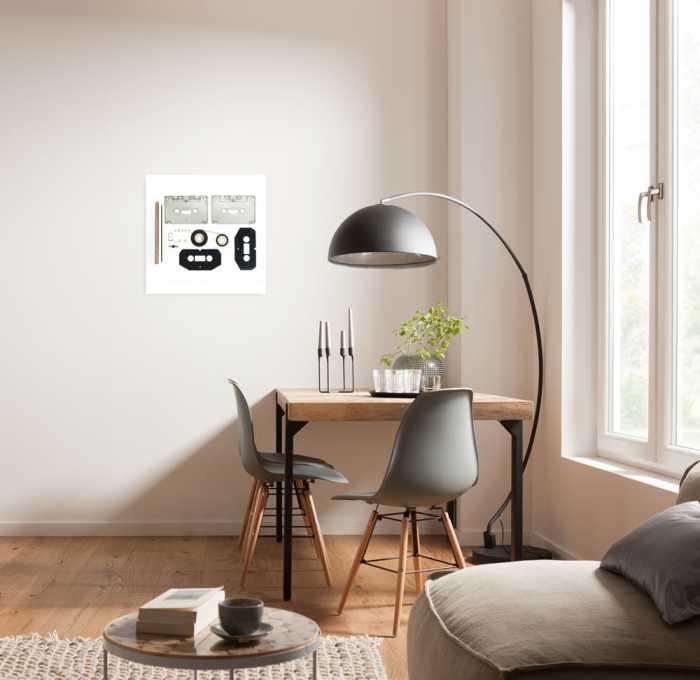 Vlies Bild auf Keilrahmen/ Echtholzrahmen Assembly Instructions Cassette