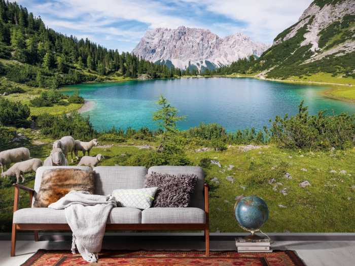 Digitaldrucktapete Paradise Lake