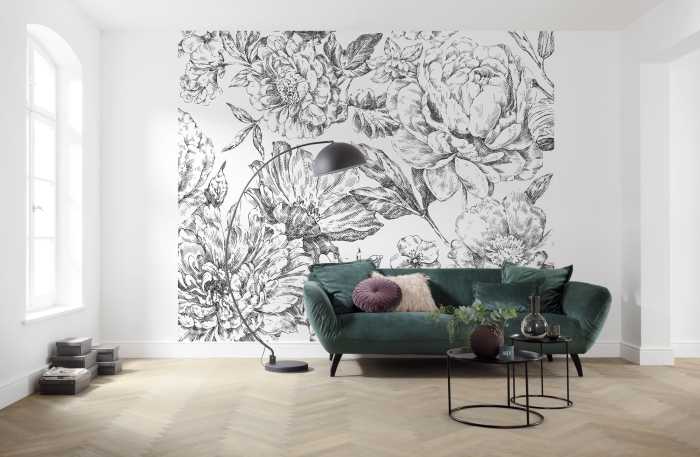 Digitaldrucktapete Flowerbed
