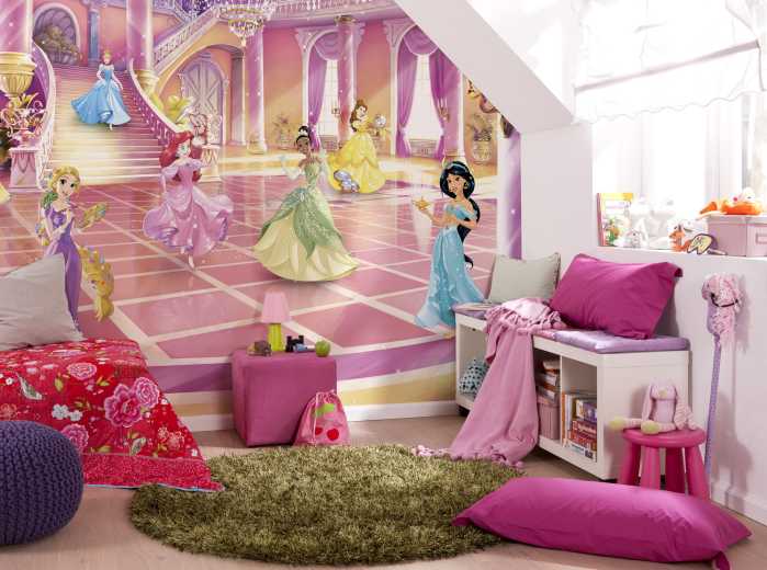 Fototapete Disney Princess Glitzerparty