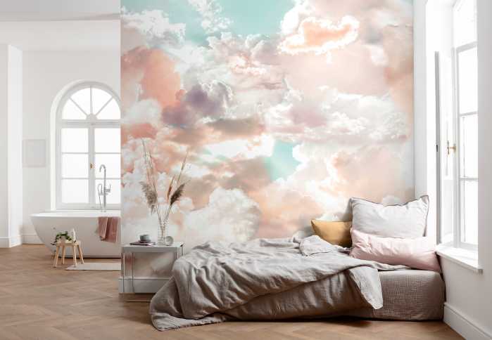 Digitaldrucktapete Mellow Clouds