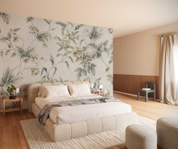 Standard Vlies Peachy Flora