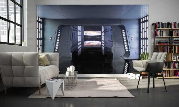 Digitaldrucktapete Star Wars Death Star Floor