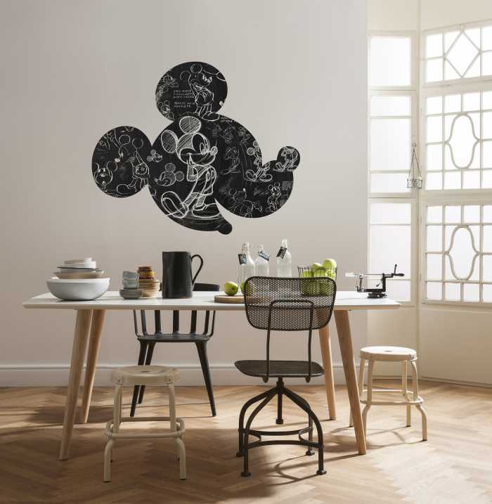 Wandtattoo Mickey Head Illustration