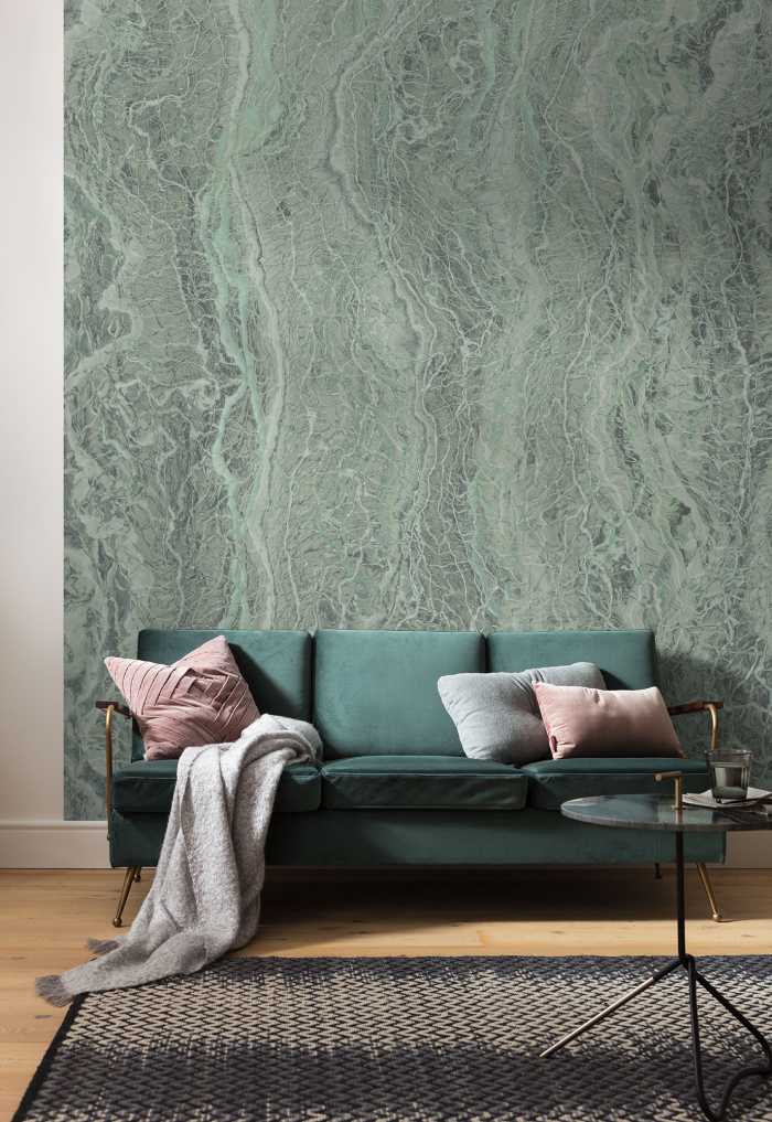 Digitaldrucktapete Marble Mint