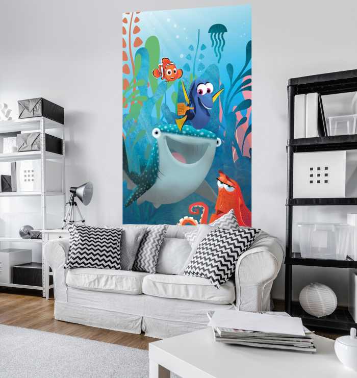 Digitaldrucktapete Finding Dory Aquarell