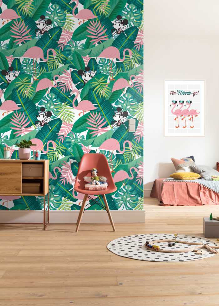 Digitaldrucktapete Minnie Tropical