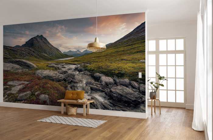 Digitaldrucktapete Schroffes Paradies