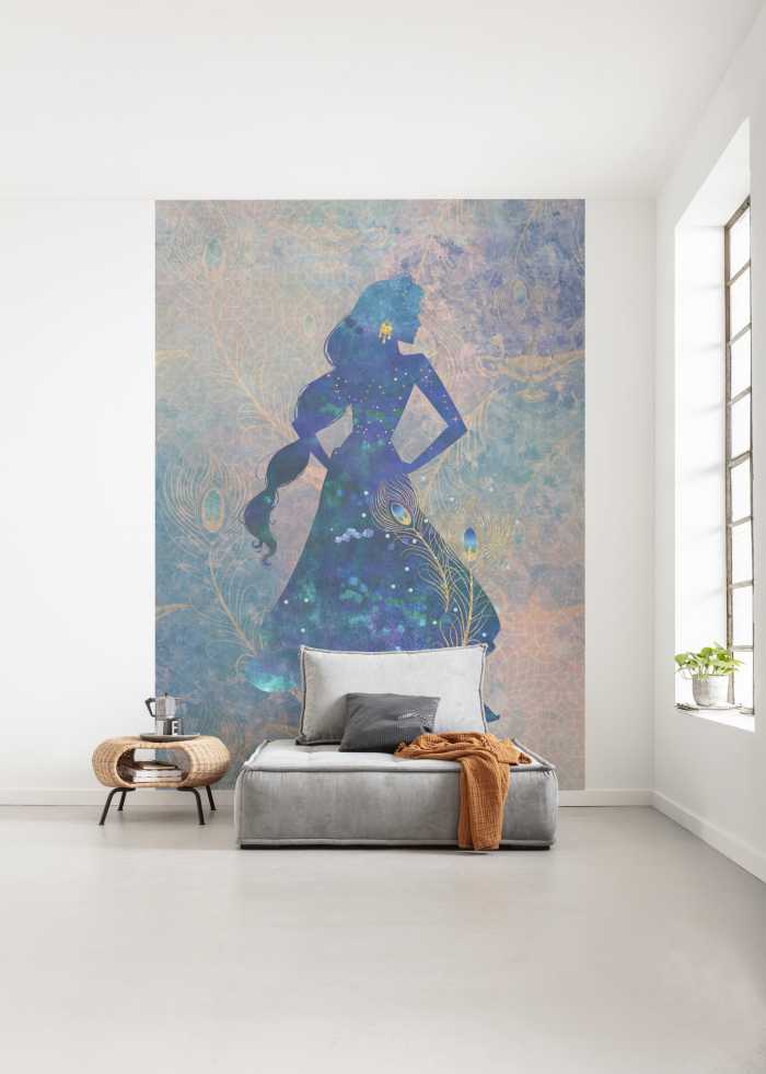 Digitaldrucktapete Jasmin Silhouette