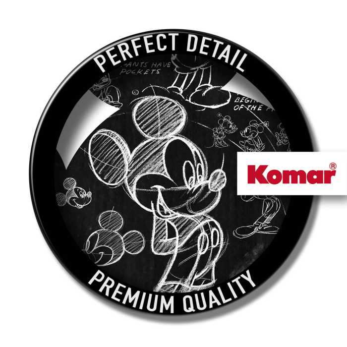 Wandtattoo Mickey Head Illustration