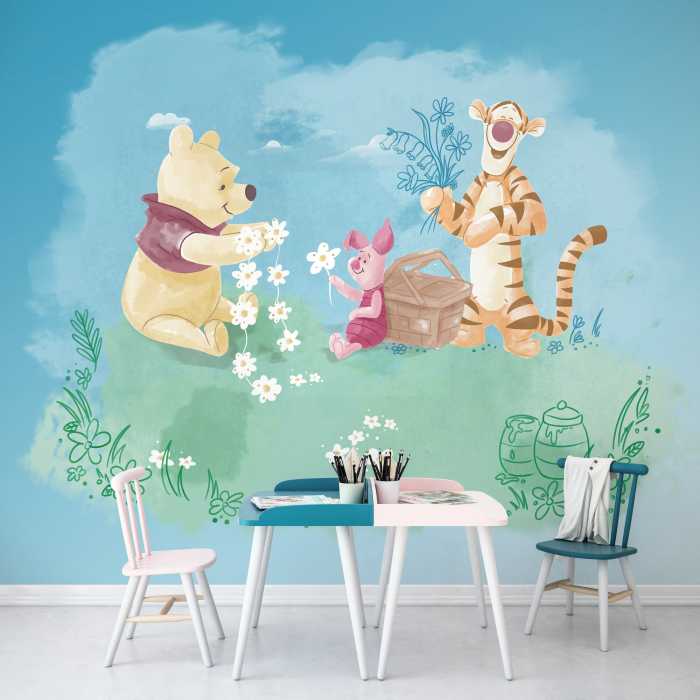 Digitaldrucktapete Winnie the Pooh Picnic