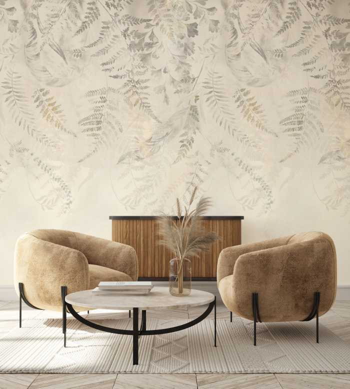 Digitaldrucktapete Herbarium