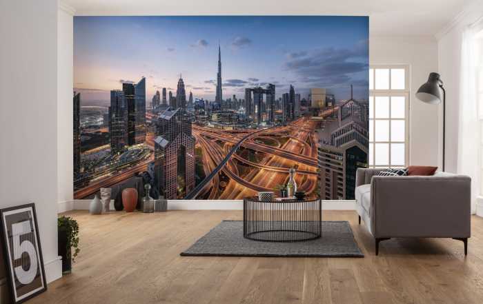 Digitaldrucktapete Lights of Dubai 
