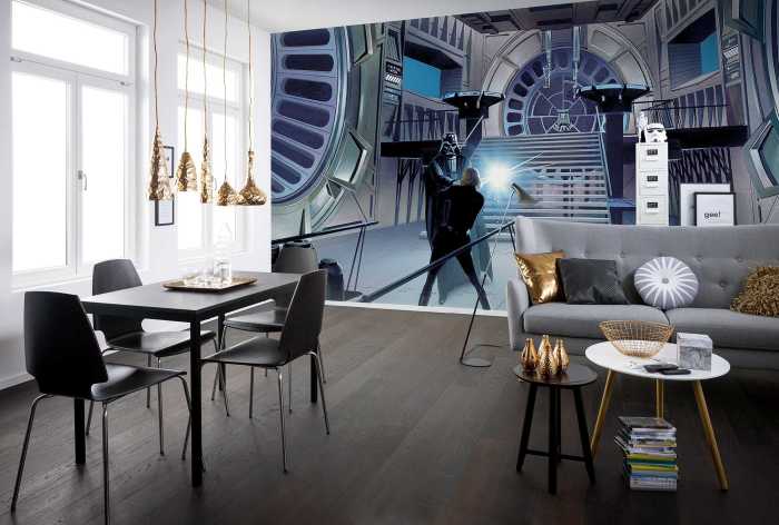 Digitaldrucktapete Star Wars Classic RMQ Duell Throneroom