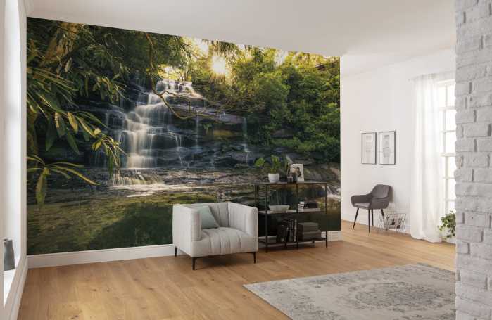 Digitaldrucktapete Golden Falls