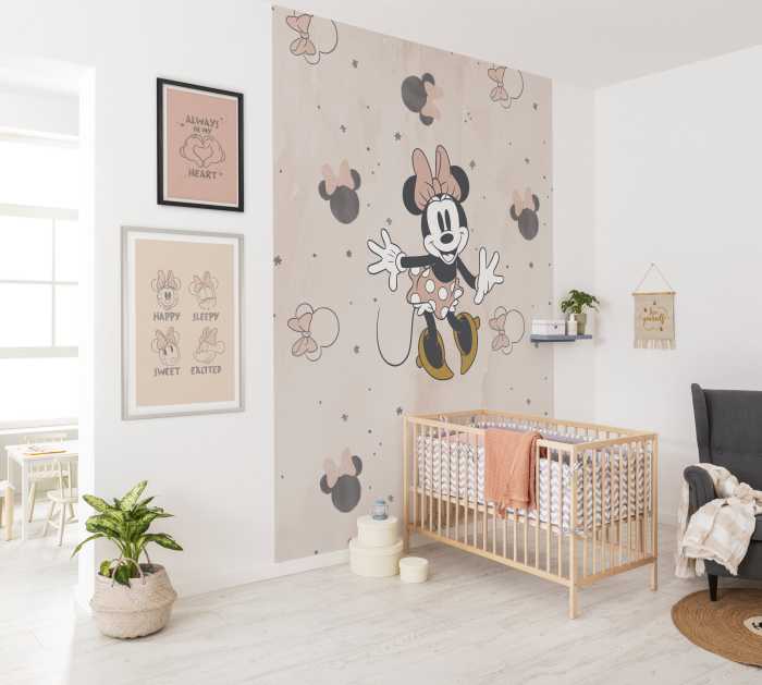 Digitaldrucktapete Minnie Party Mouse
