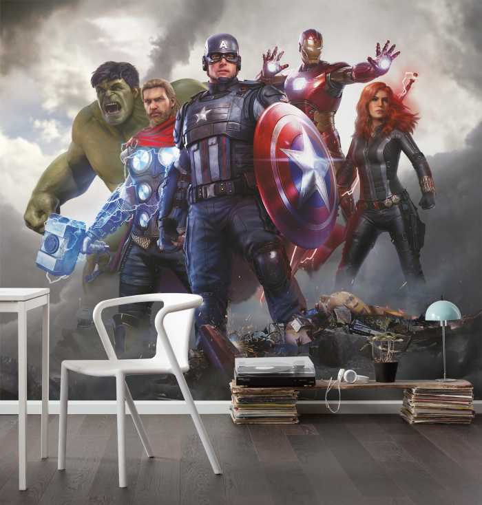 Digitaldrucktapete Marvel Avengers Working Together