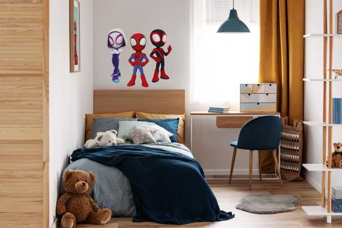 Wandtattoo Spidey and His Amazing Friends Trio