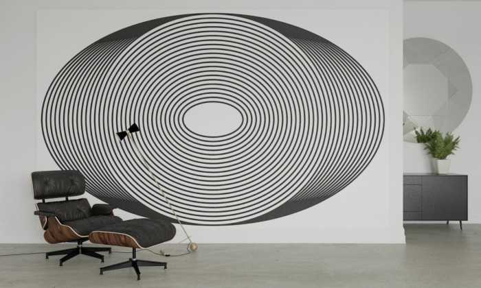 Digitaldrucktapete Shell black