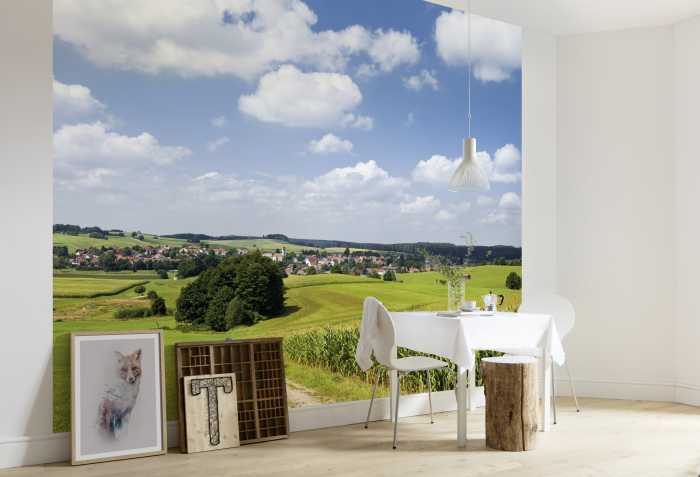 Digitaldrucktapete Bayrische Idylle