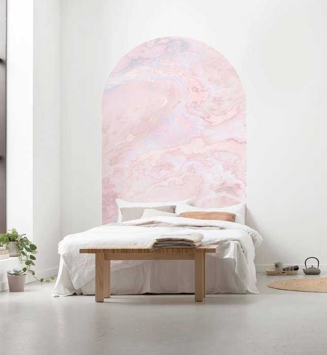 Selbstklebende Fototapete auf Vlies Mármol Rosa
