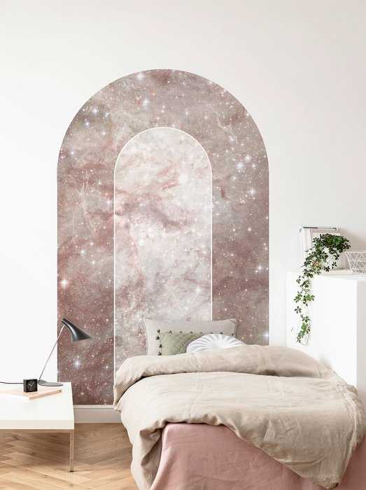 Selbstklebende Fototapete auf Vlies Mauve Diamond
