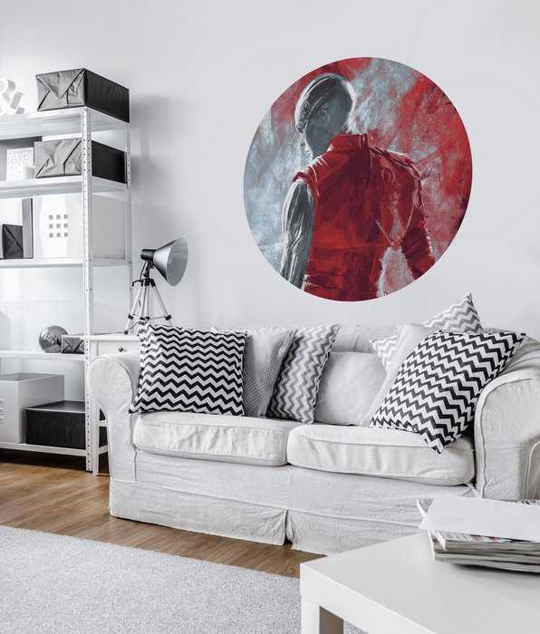 Selbstklebende runde Fototapete auf Vlies Avengers Painting Nebula