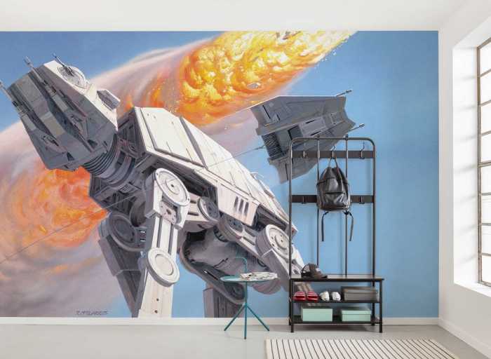 Standard Vlies Star Wars Classic RMQ Hoth Battle AT-AT