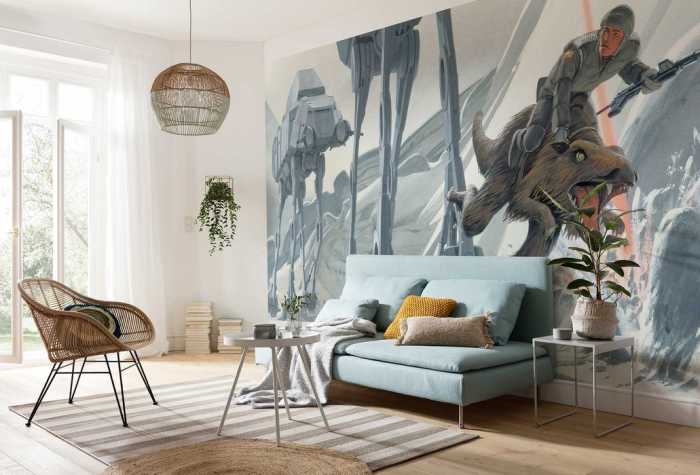 Standard Vlies Star Wars Classic RMQ Hoth Battle Ground