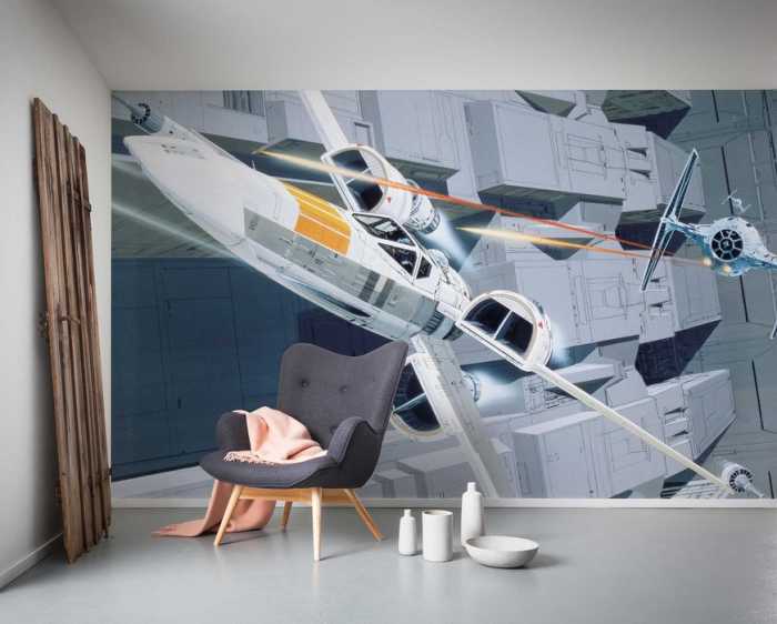 Standard Vlies Star Wars Classic RMQ X-Wing vs TIE-Fighter