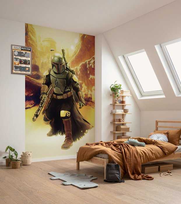 Standard Vlies Star Wars Boba Fett Sneaking Up