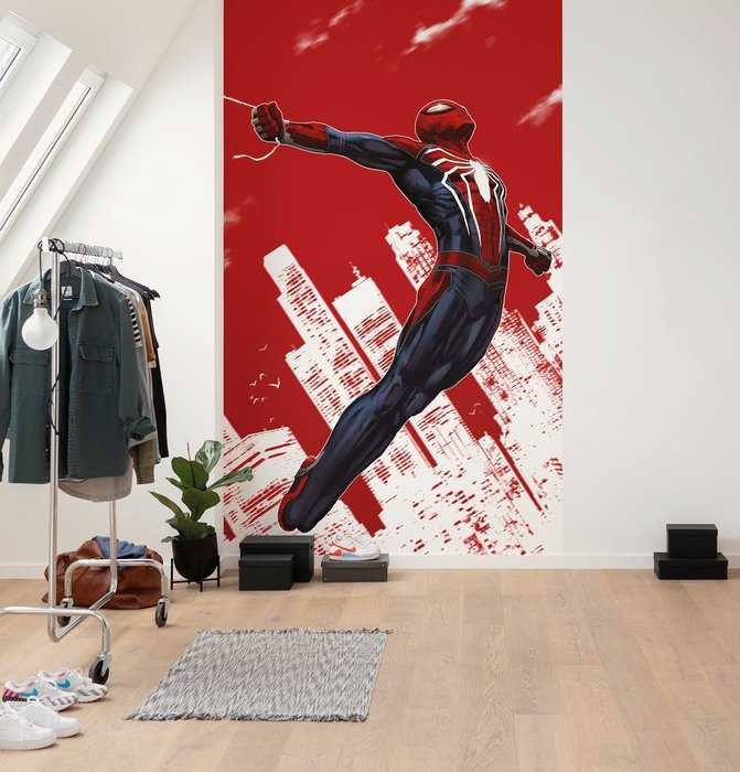 Standard Vlies Marvel Spider-Man Red Swing