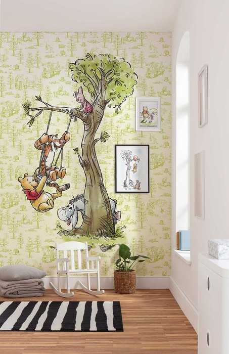 Standard Vlies Winnie the Pooh in the Wood