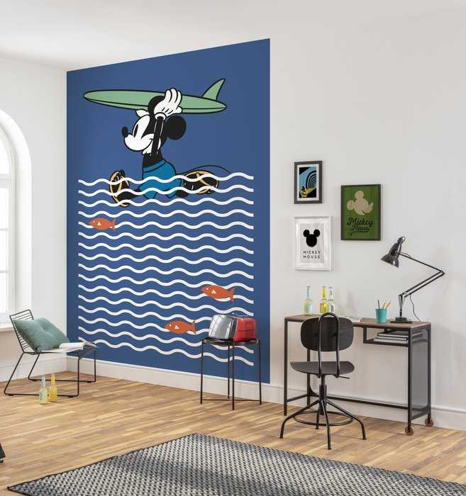 Standard Vlies Mickey gone Surfin'