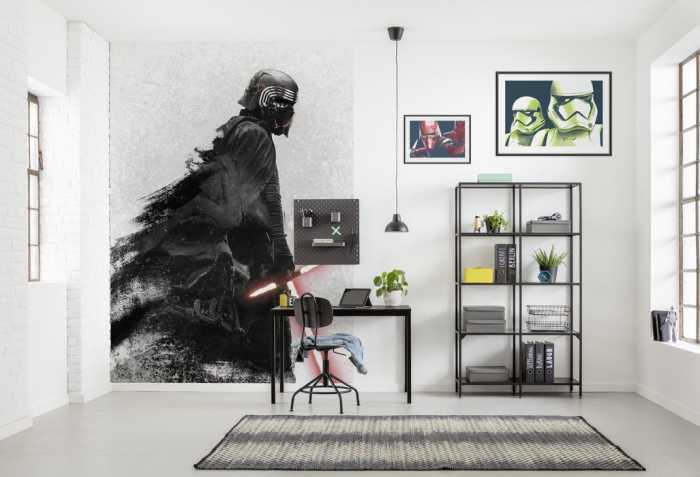 Standard Vlies Star Wars Kylo Vader Shadow